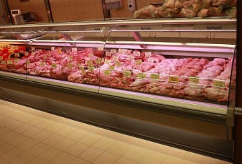 külmvitriini traditsiooniline lihakaubandus klassikaline